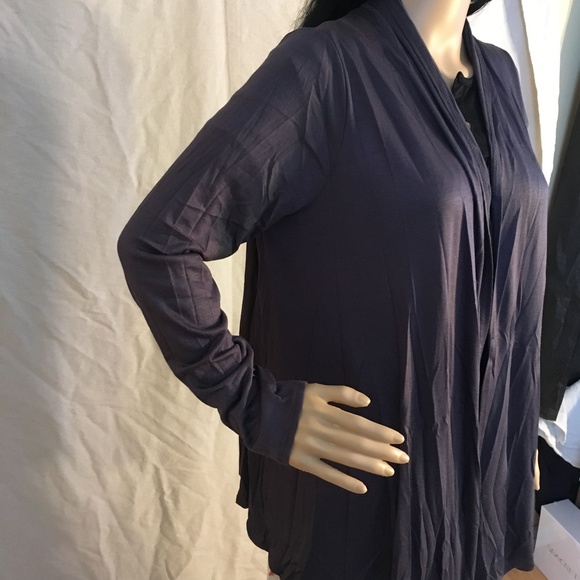 NIB 2pack Isaac Liev flyaway cardigans blue/gray M - Picture 5 of 5